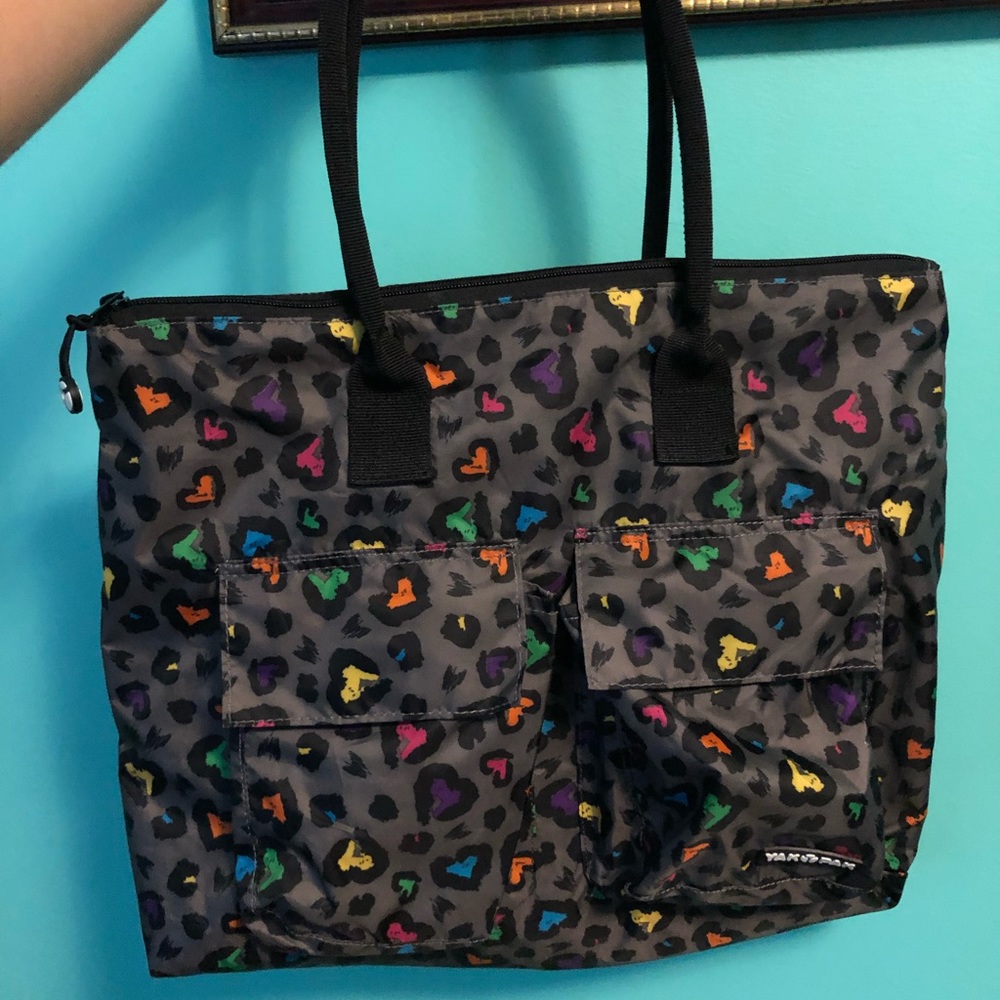 Cheetah print tote bag